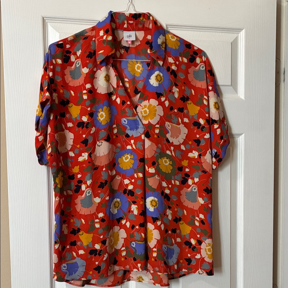 CAbi Multicolor Floral Top